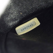 Chanel * 1986-1988 Black Lizard Mini Classic Square Flap Shoulder Bag 17