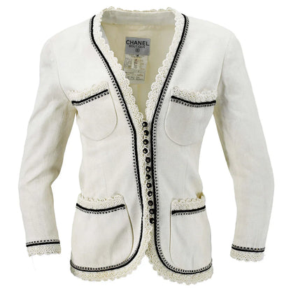 Chanel Lace Trim Jacket #36