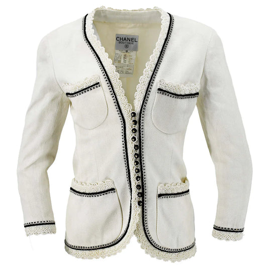 Chanel Lace Trim Jacket #36