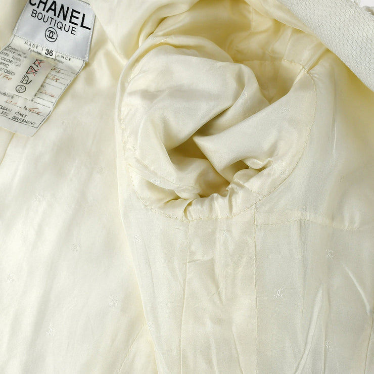 Chanel lace-trim blazer #36