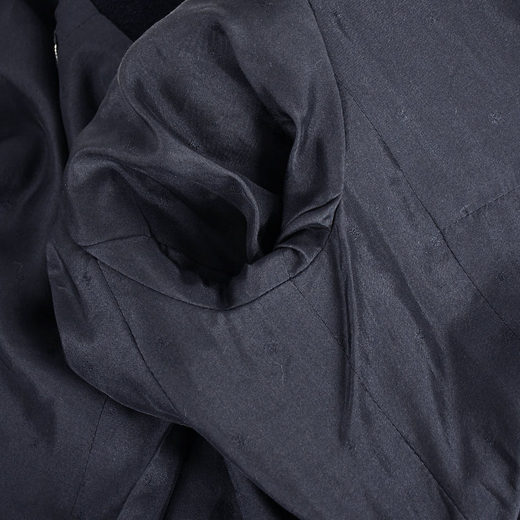 Chanel Collarless Jacket Navy 95C #38