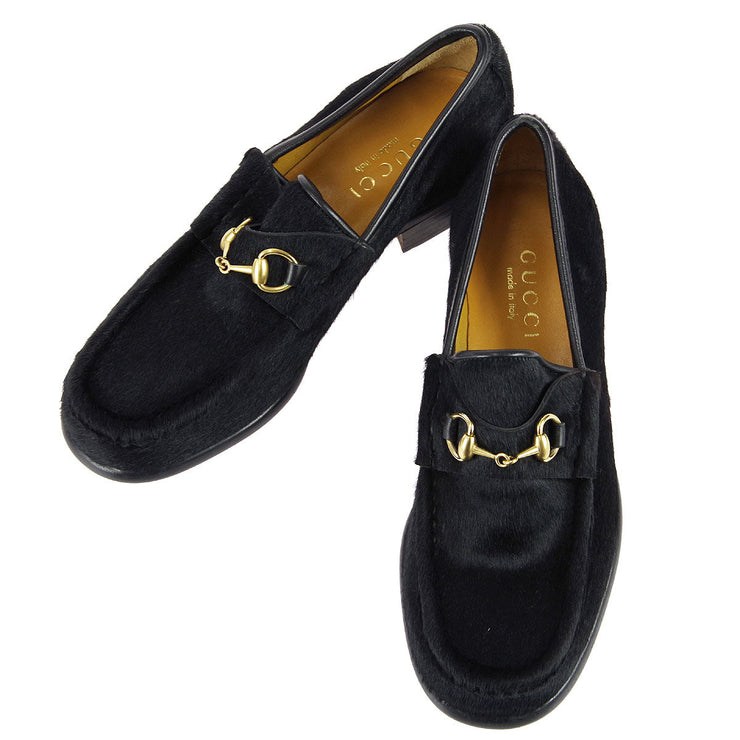 グッチ ホースビット パンプス 靴 ブラック ハラコ #36C – AMORE ...