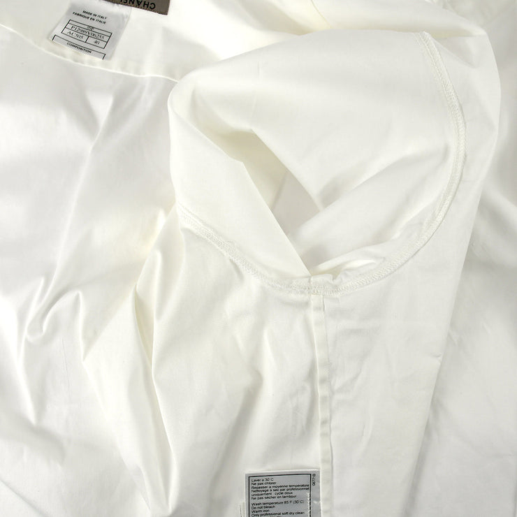 Chanel Blouse Shirt White 99P #40 – AMORE Vintage Tokyo