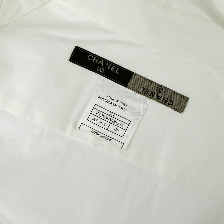 Chanel Blouse Shirt White 99P #40 – AMORE Vintage Tokyo