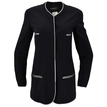 Chanel Jacket Black 96P #38