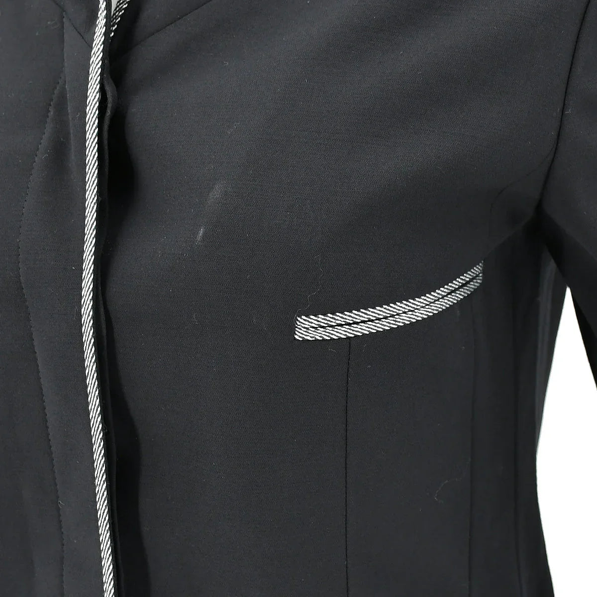Chanel Jacket Black 96P #38