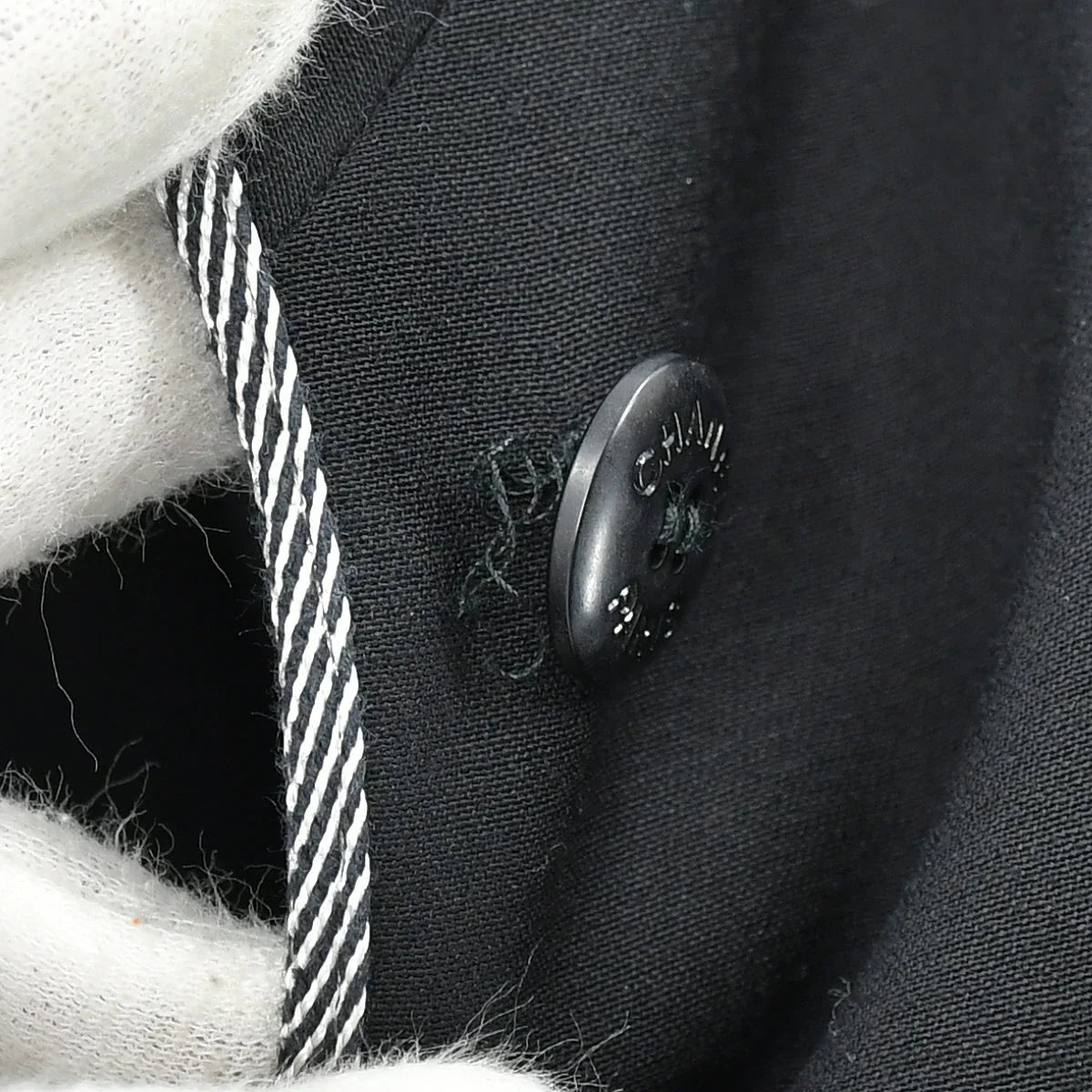 Chanel Jacket Black 96P #38