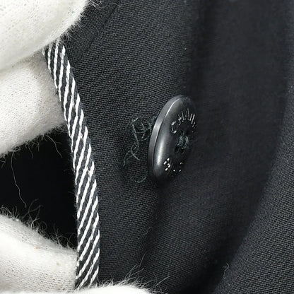 Chanel Jacket Black 96P #38