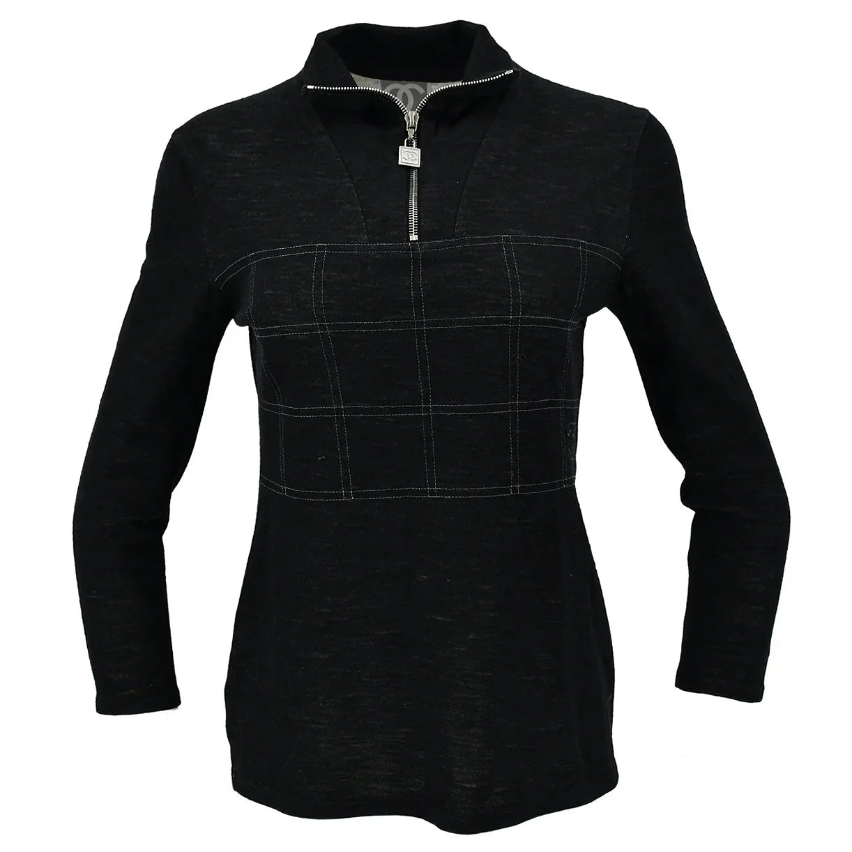 Chanel Sport Line Long Sleeve Top Gray 03A #38