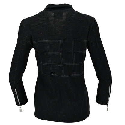 Chanel Sport Line Long Sleeve Top Gray 03A #38