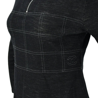 Chanel Sport Line Long Sleeve Top Gray 03A #38