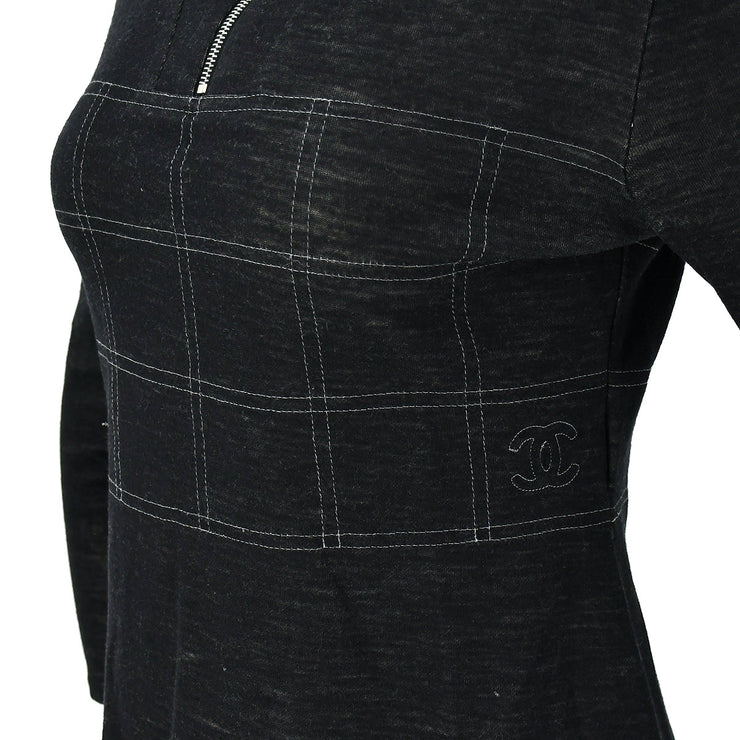 Chanel Sport Line Long Sleeve Tops Gray 03A #38