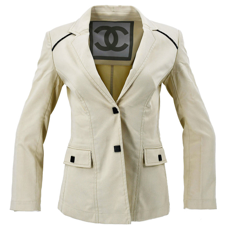 Chanel Sport Line Jacket Ivory 04P #38