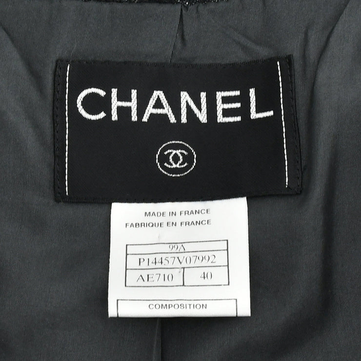 Chanel Jacket Black 99A #40