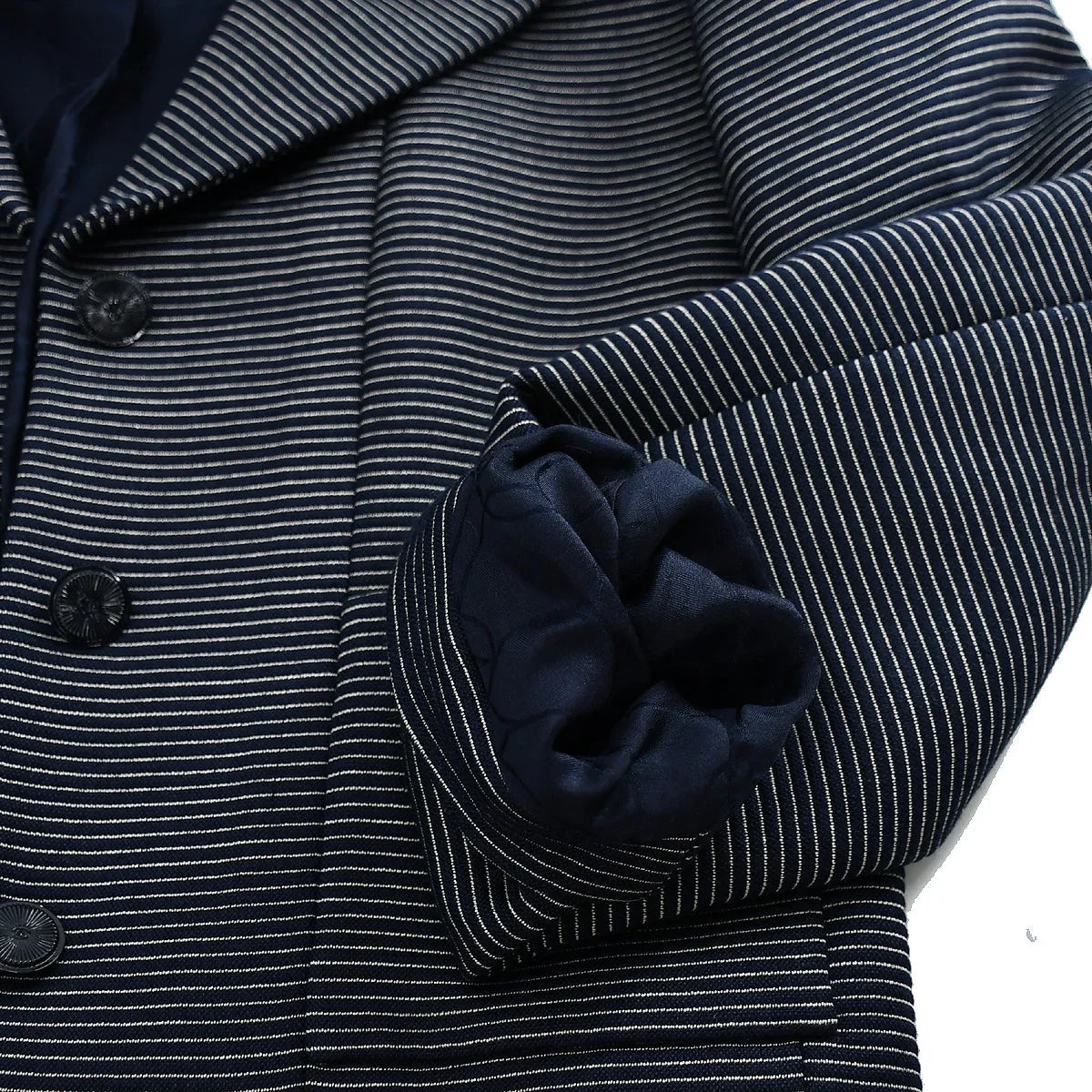 Chanel Jacket Navy Blue 01P #38