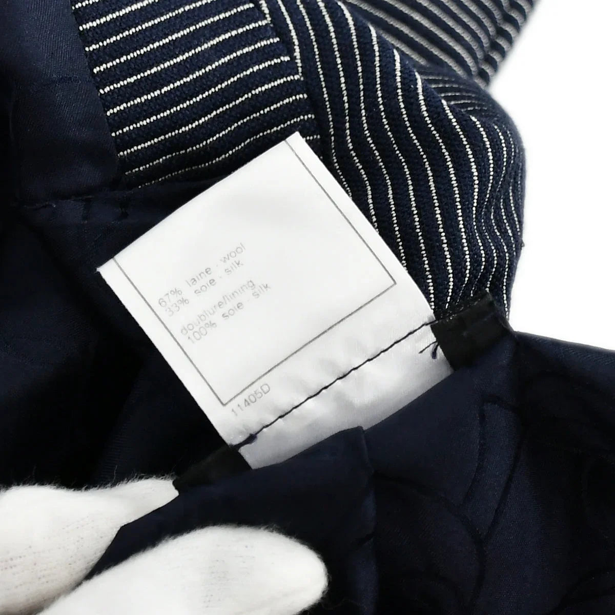 Chanel Jacket Navy Blue 01P #38