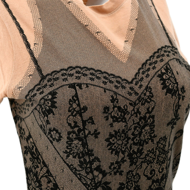 Christian Dior 2006 trompe l'oeil-print cotton T-shirt #40