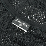 Chanel Sleeveless Tops Black