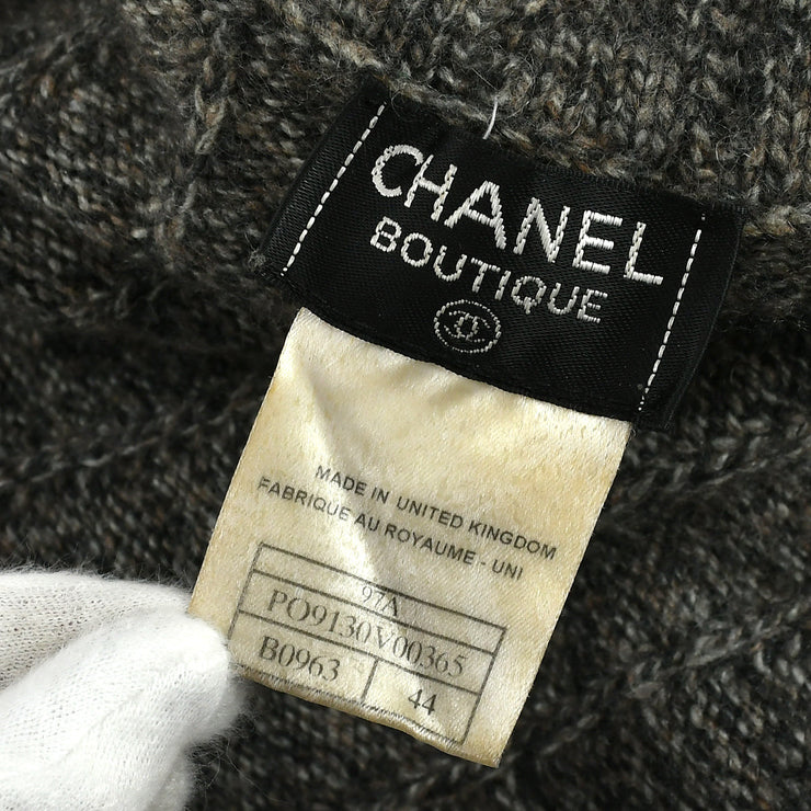 Chanel Fall 1997 ribbed cashmere jumper