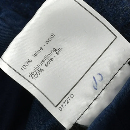 Chanel Coat Dress Blue 98A #40