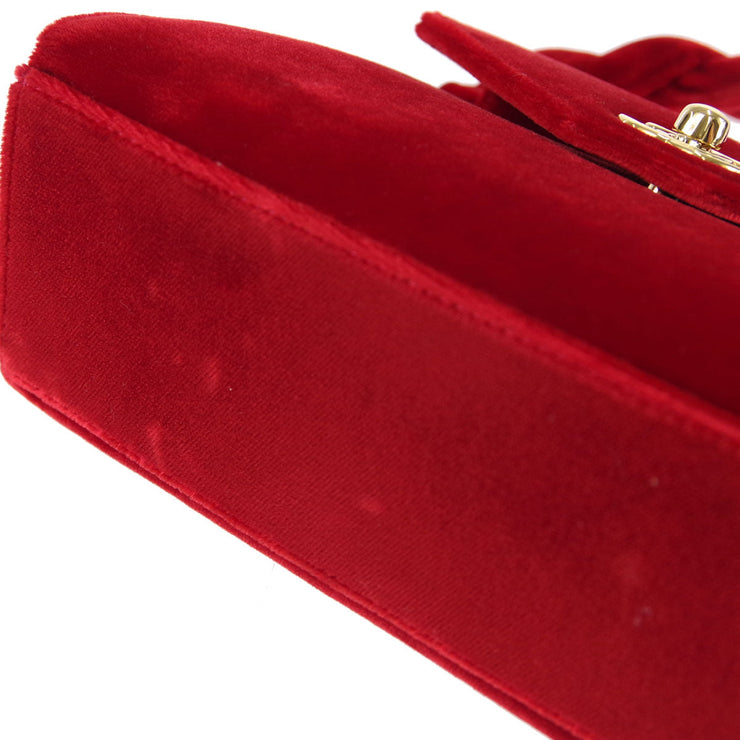 Red hot sale velvet clutch