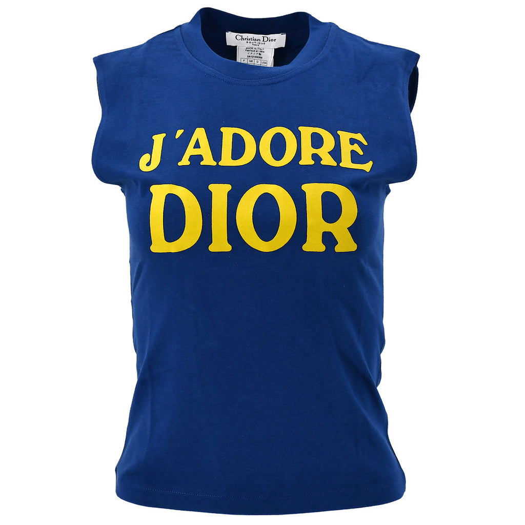 Christian Dior 2002 J'Adore Dior tank top #38 – AMORE Vintage