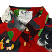 Chanel Spring 1992 floral-print shirt #40
