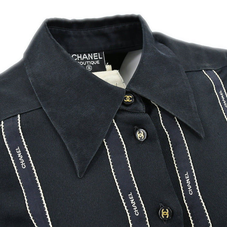 Chanel Blouse Shirt Black 94A #42 – AMORE Vintage Tokyo