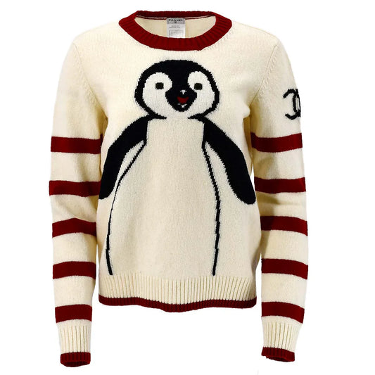 Chanel 2007 Fall Penguin Knit Jumper  #42