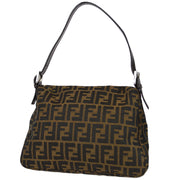 Fendi Brown Zucca Mamma Baguette Handbag