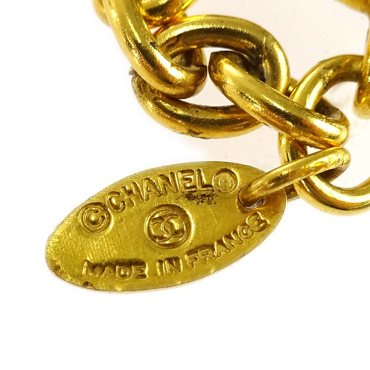 Chanel Rhinestone Gold Chain Pendant Necklace 04A – AMORE Vintage