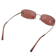 Chanel Sunglasses Eyewear Brown Small Good