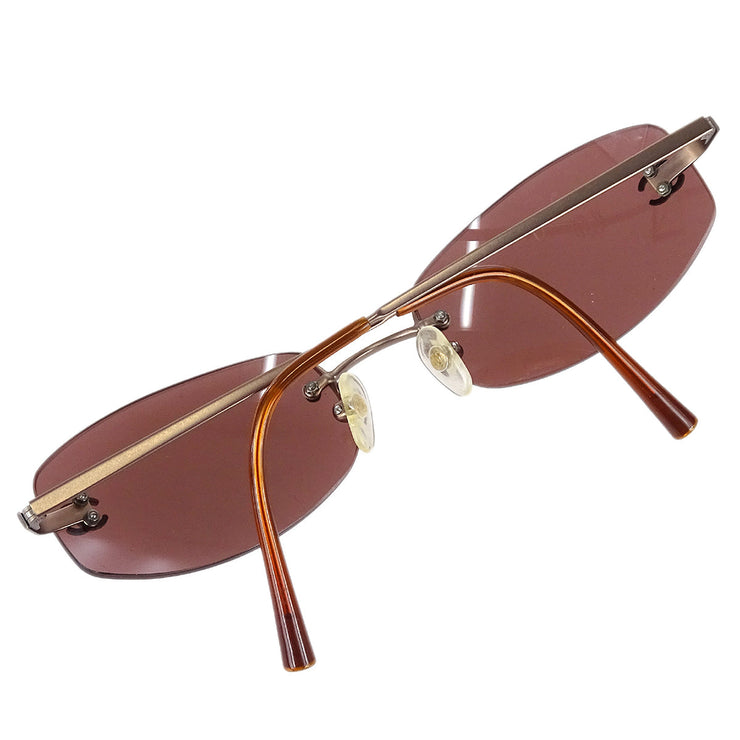 Chanel Sunglasses Eyewear Brown Small Good – AMORE Vintage Tokyo