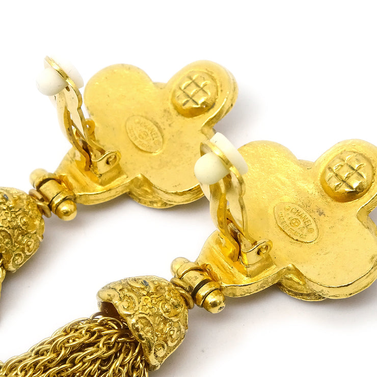 Chanel 1994 Filigree Earrings Clip-On Gold