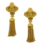 Chanel 1994 Filigree Dangle Earrings Clip-On