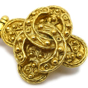 Chanel 1994 Filigree Dangle Earrings Clip-On