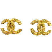 Chanel 1993 Florentine CC Earrings Large