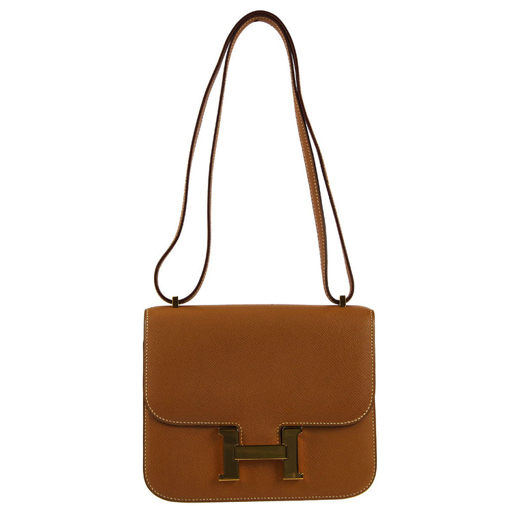 Hermes * 1991 Gold Courchevel Constance 18