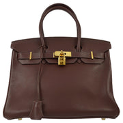 Hermes 2007 Brown Evergrain Birkin 30