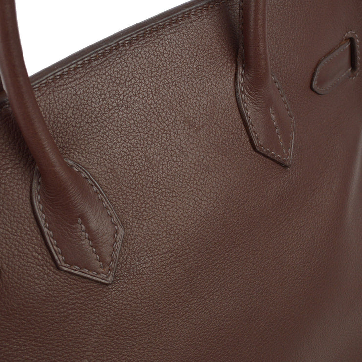 Hermes 2007 Brown Evergrain Birkin 30