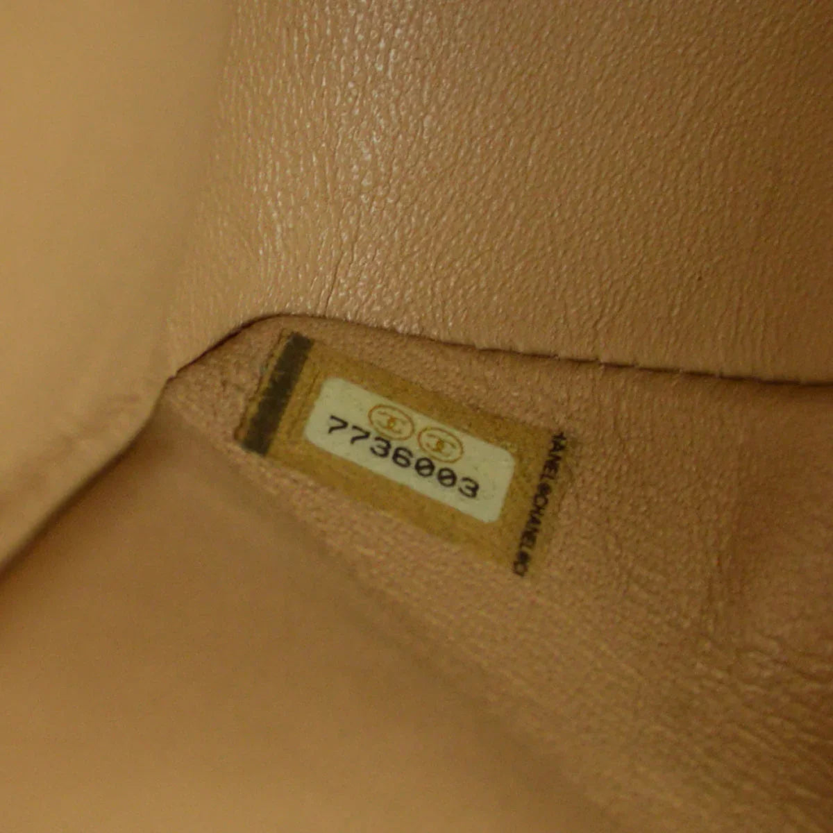 Chanel 2001-2003 Beige Caviar Medium Classic Double Flap Bag