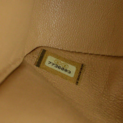 Chanel 2001-2003 Beige Caviar Medium Classic Double Flap Bag