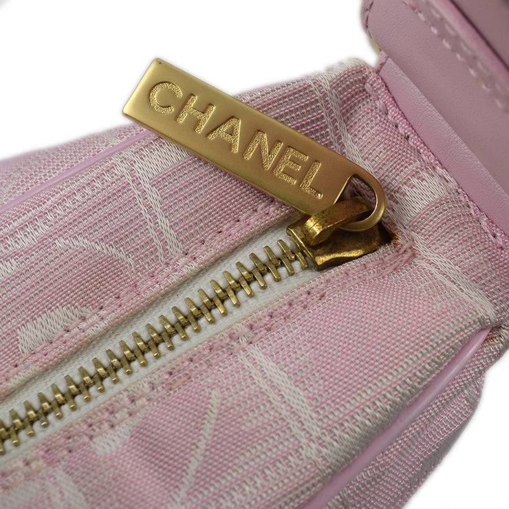 Chanel 2003-2004 Jacquard New Travel Line Handbag