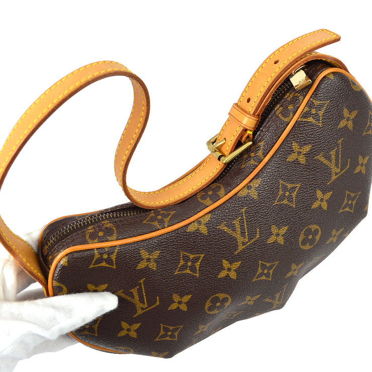 LOUIS VUITTON Shoulder Bag M51510 Pouchette Croissant Women Monogram Japan