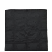 Chanel 2000-2001 Black New Travel Line Bifold Wallet