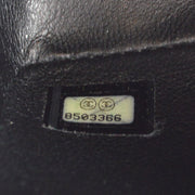 Chanel 2003-2004 Black Caviar Mini Classic Square Flap Shoulder Bag 17