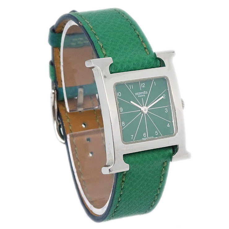 Hermes H Watch HH1.210 Green Courchevel