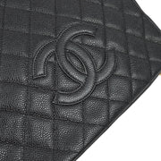 Chanel 2001-2003 Black Caviar Petite Timeless Tote PTT