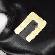 Chanel 1989-1991 Black Lambskin Cosmoline Pouch 25