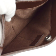 Louis Vuitton 2000 Brown Epi Pochette Demi-lune M5262D